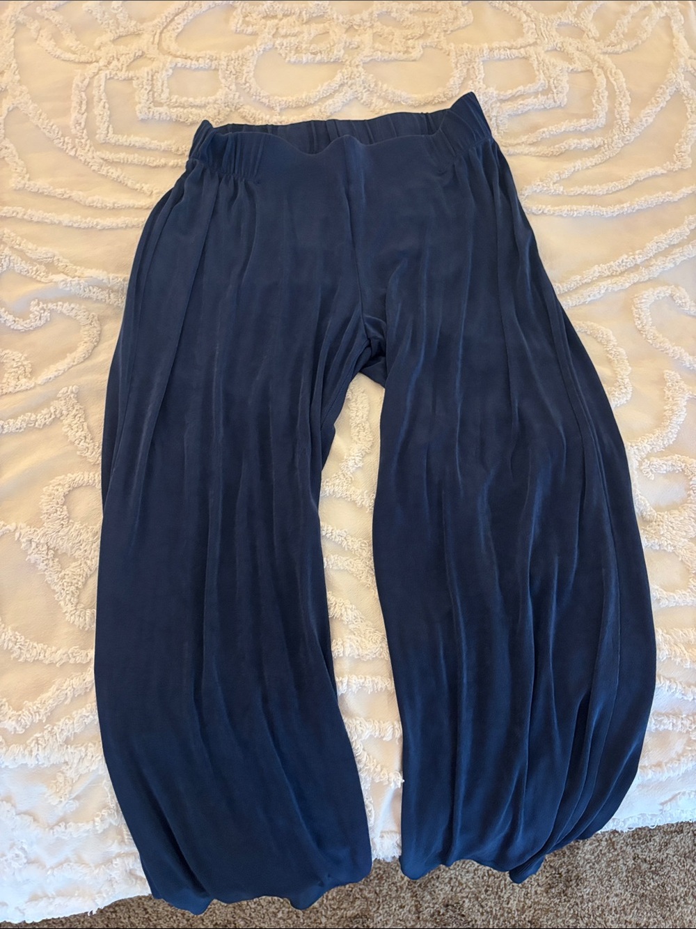 Dana Buchanan travel anywhere Navy Pull-On Lounge Leggings